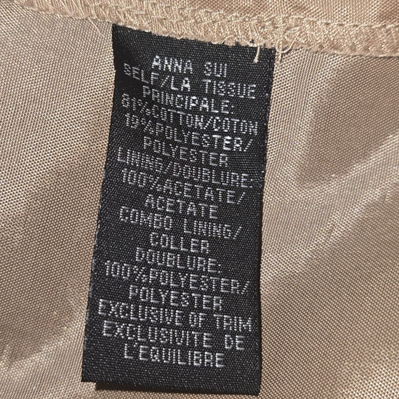 Anne Suit Anthropologie Black Patterned Long Sleeve Dress - Picture 7 of 7